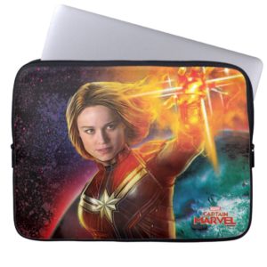 Captain Marvel | Stellar Engery Hand Raised Computer Sleeve