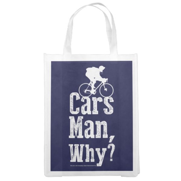 Cars Man, Why? Grocery Bag