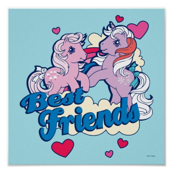 Classic My Little Ponies | Best Friends Poster