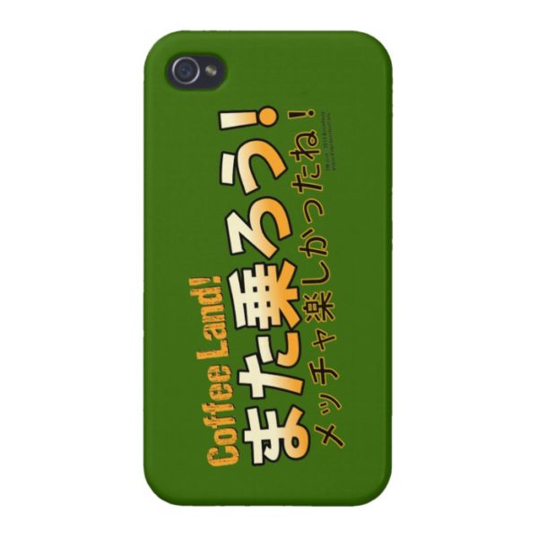 Coffee Land! Ride Over iPhone Case