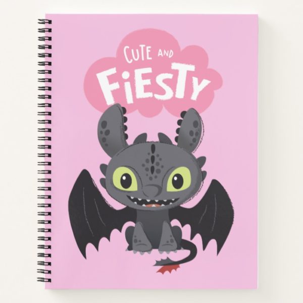 "Cute And Fiesty" Toothless Graphic Notebook