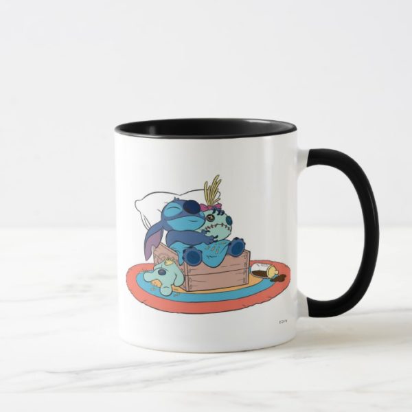 Cute Lilo & Stitch Stitch Sleeping Mug