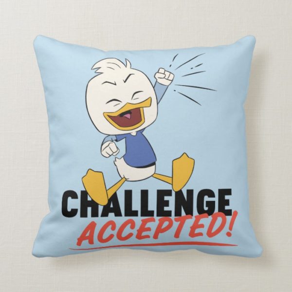 Dewey Duck | Challenge Accepted! Throw Pillow