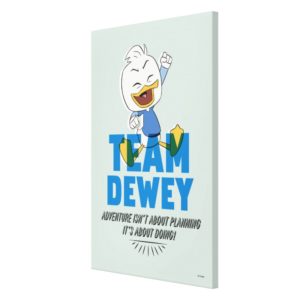 Dewey Duck | Team Dewey - Adventure Canvas Print