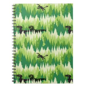 Dino Forest Pattern Notebook