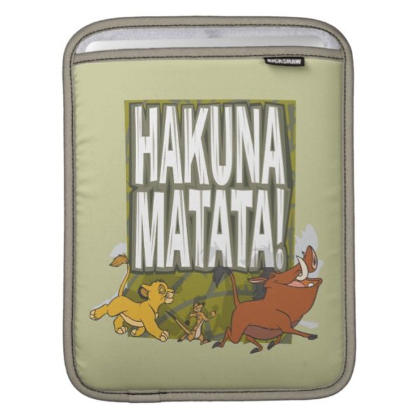 Disney Lion King Hakuna Matata! Sleeve For iPads