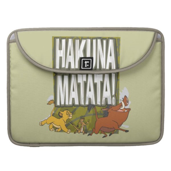 Disney Lion King Hakuna Matata! Sleeve For MacBooks