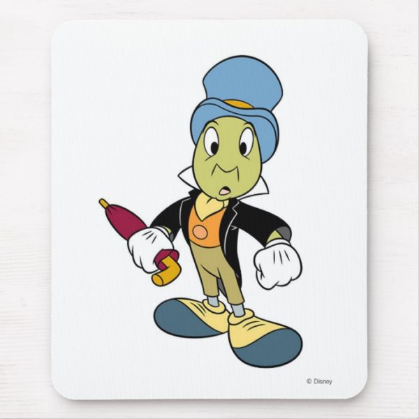 Disney Pinocchio Jiminy Cricket standing Mouse Pad