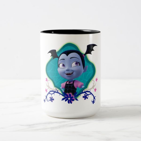 Disney | Vampirina - Vee - Gothic Floral Two-Tone Coffee Mug