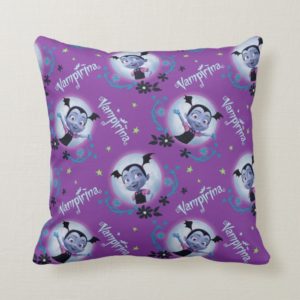 Disney | Vampirina - Vee - Gothic Pattern Throw Pillow