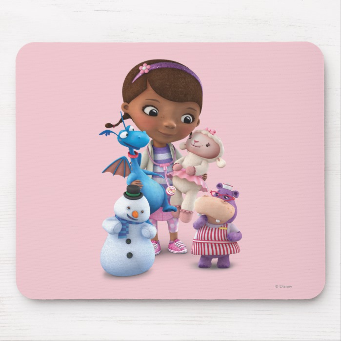 Doc McStuffins and Her Animal Friends Mouse Pad.