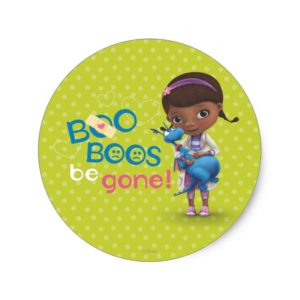 Doc McStuffins and Stuffy - Boo Boos Be Gone Classic Round Sticker