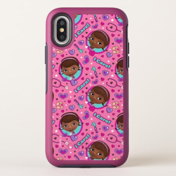 Doc McStuffins | I Care Pink Pattern OtterBox iPhone Case