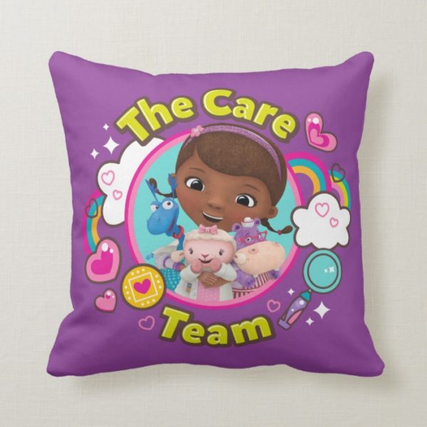 Doc McStuffins | The Care Team Throw Pillow