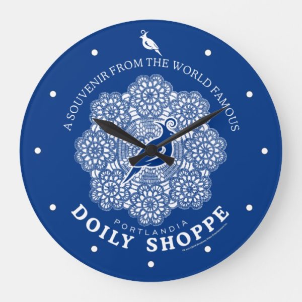 Doily Shoppe Large Clock