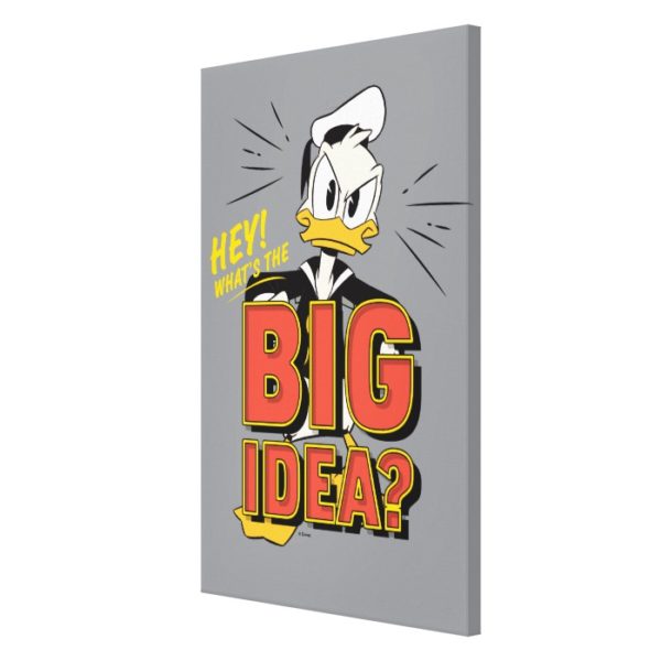 Donald Duck | What's The Big Idea? Canvas Print