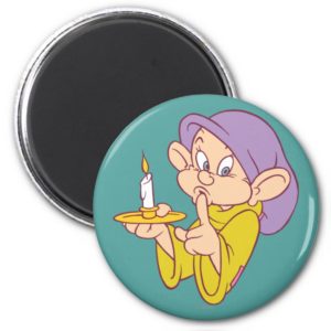Dopey Holding a Candle Magnet