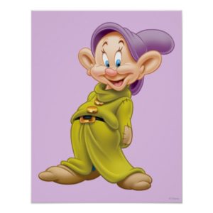 Dopey Standing Poster