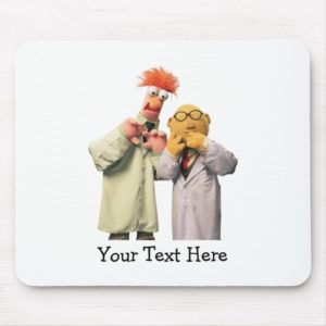Dr. Bunsen Honeydew and Beaker 2 Mouse Pad