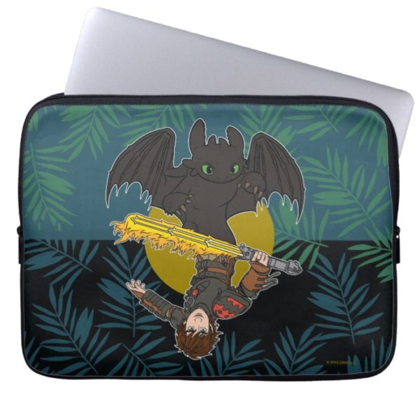 "Dragon Rider" Toothless & Hiccup Duo Graphic Computer Sleeve