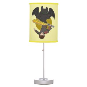 "Dragon Rider" Toothless & Hiccup Duo Graphic Desk Lamp