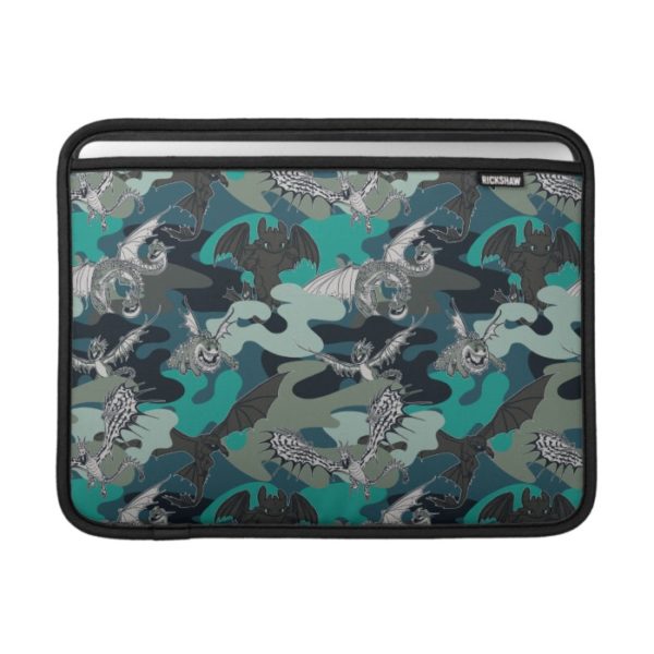 Dragons And Smoke Camouflage Pattern MacBook Air Sleeve