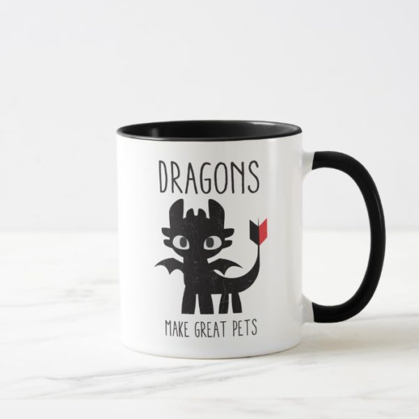 "Dragons Make Great Pets" Toothless Graphic Mug