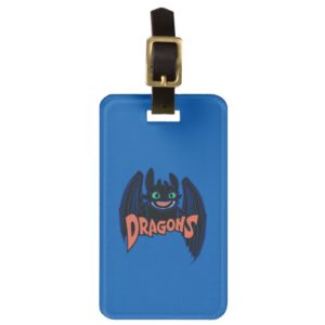 "Dragons" Toothless Wings Graphic Bag Tag