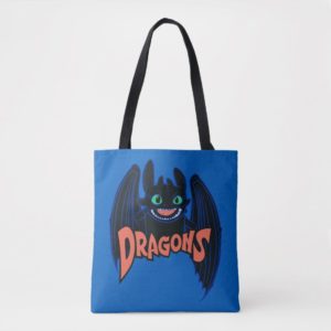 "Dragons" Toothless Wings Graphic Tote Bag
