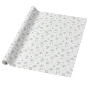 Dream Big Dumbo Pattern Wrapping Paper