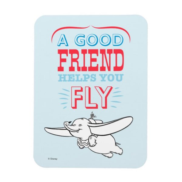 Dumbo | A Good Friend Helps You Fly Magnet