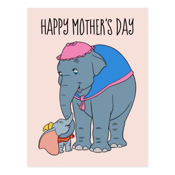 Dumbo and his Mother | Mother's Day Postcard