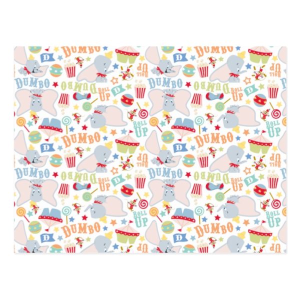 Dumbo and Timothy Roll Up Pattern Postcard