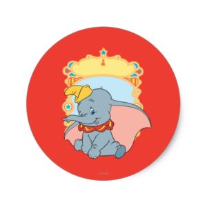 Dumbo Classic Round Sticker