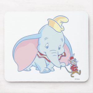 Dumbo Dumbo and Timothy Q. Mouse talking Mouse Pad