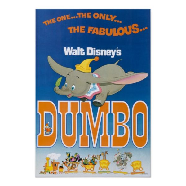 Dumbo Flying Poster