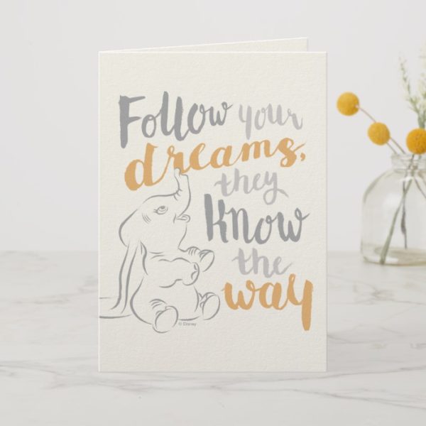 Dumbo | Follow Your Dreams Card