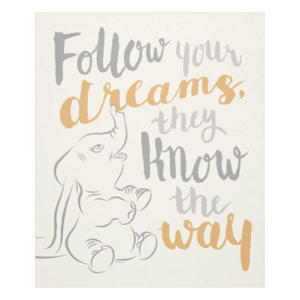 Dumbo | Follow Your Dreams Fleece Blanket