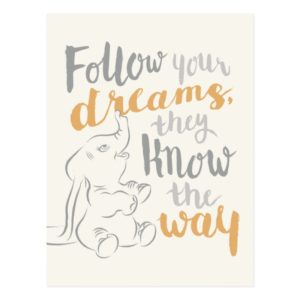 Dumbo | Follow Your Dreams Postcard