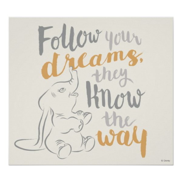 Dumbo | Follow Your Dreams Poster