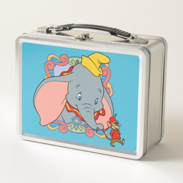 Dumbo is smiling metal lunch box