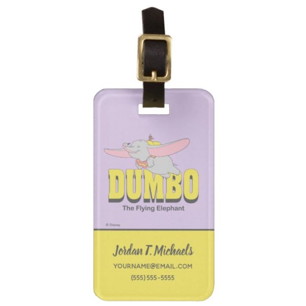 Dumbo the Flying Elephant Bag Tag