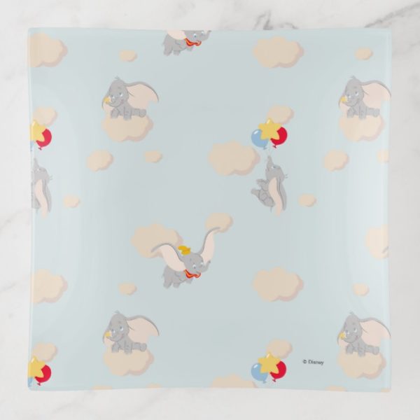 Dumbo up in the Clouds Pattern Trinket Trays