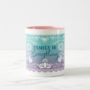 Elena | Family Is Everything Two-Tone Coffee Mug