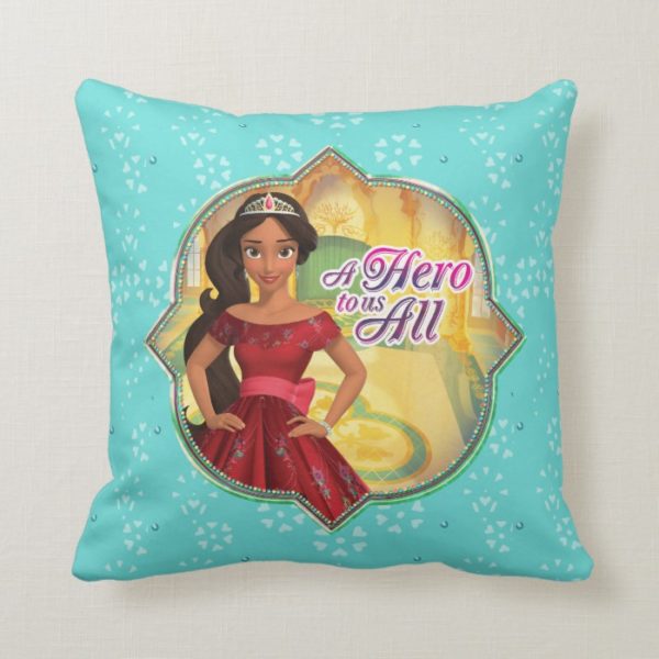 Elena & Isabel | A Hero To Us All Throw Pillow