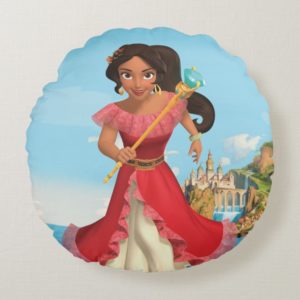 Elena | Protector of the Kingdom Round Pillow