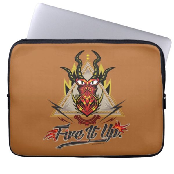 "Fire It Up" Hookfang Tribal Emblem Computer Sleeve