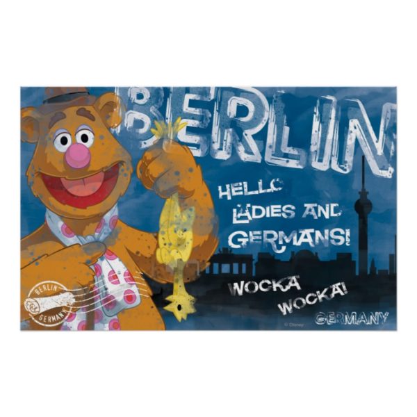 Fozzie Bear - Berlin, Germany Poster
