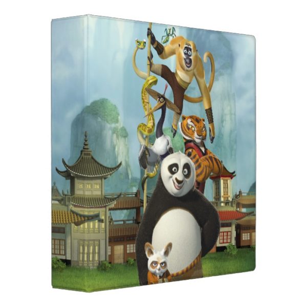 Furious Five Stacked 3 Ring Binder