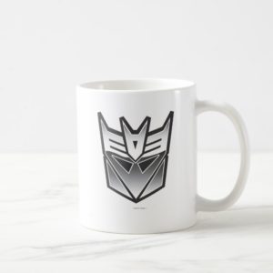 G1 Decepticon Shield BW Coffee Mug